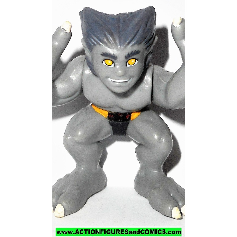 Marvel Super Hero Squad BEAST AOA grey dark x-men complete pvc action figures